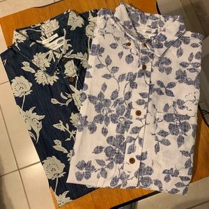 Old navy short sleeve button down medium slim fit